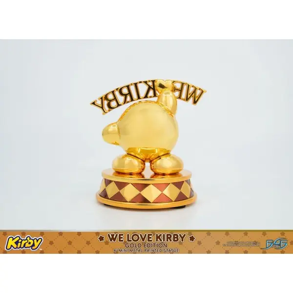 Kirby - Statuette DieCast We Love Kirby Gold Edition 10 cm