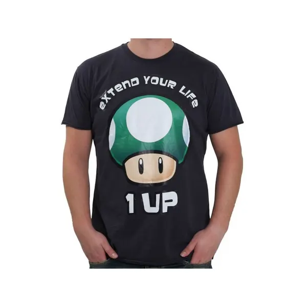 NINTENDO T-Shirt champignon Extend your Life