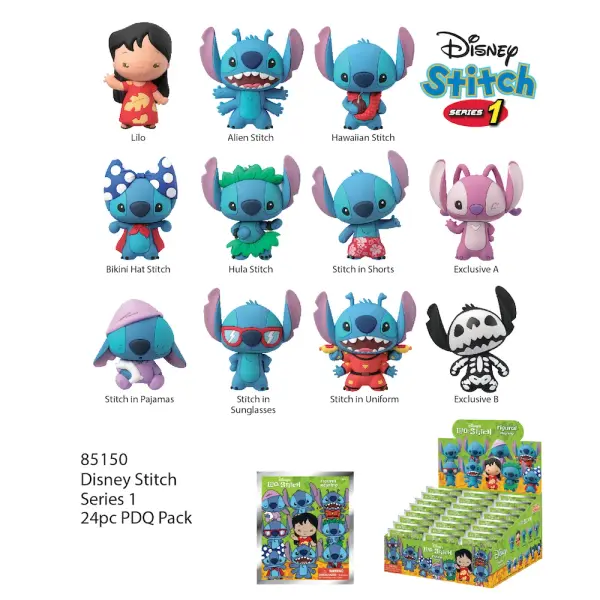 DISNEY - PORTE CLES SAC A DOS LILO & STITCH