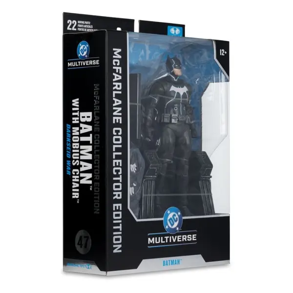 DC Multiverse McFarlane Collector Edition - Figurine N°47 Batman & Mobius Chair (Darkseid War) 18 cm
