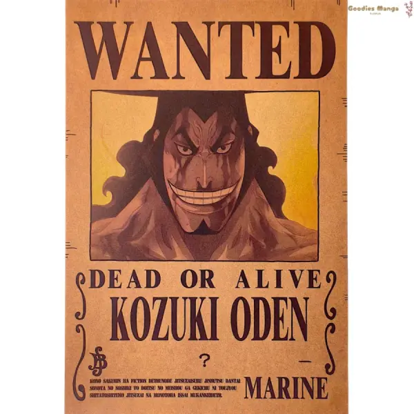 Acheter Affiche Kozuki Oden One Piece A3 | Goodies Manga