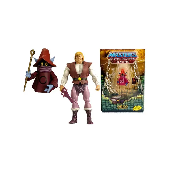 MAITRES DE L'UNIVERS CLASSICS figurine Orko & Prince Adam